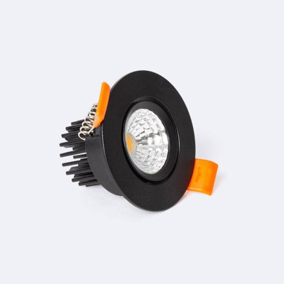 Lyco Round Expert Colour 5W Cob Led Adjustable Downlight Cutout 55mm No Flicker 4000K Cool White from B&Q