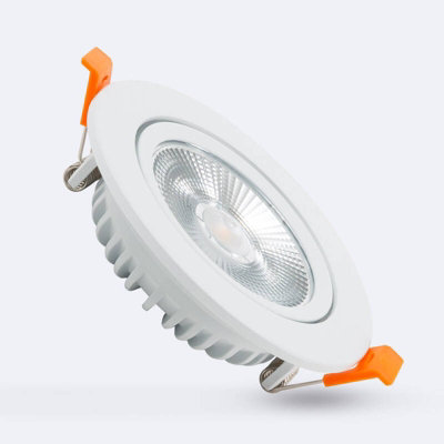 Lyco Round Ultraslim Expert Colour 10W Cob Led Adjustable Downlight Cutout 90mm No Flicker 4000K Cool White