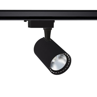 Lyco Single Circuit 30W Led Track Light Bron 4000K Cool White from B&Q