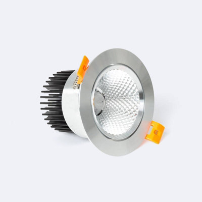 Lyco Round 12W Cob Led Adjustable Downlight Cutout 90mm No Flicker 4000K Cool White from B&Q