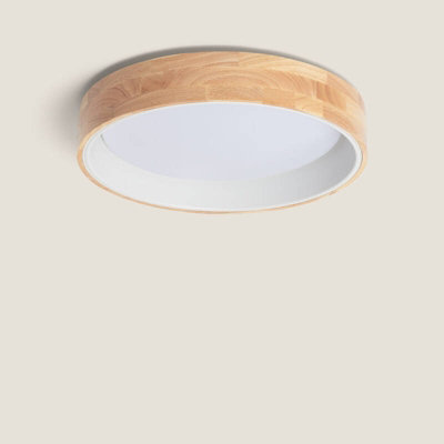Edit Dari Round 20W Colour Led Flush Ceiling Light White from B&Q