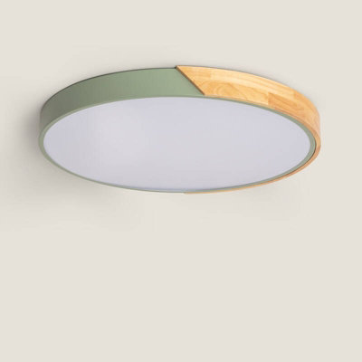 Edit Dari Round 36W Selectable Led Flush Ceiling Light Green from B&Q