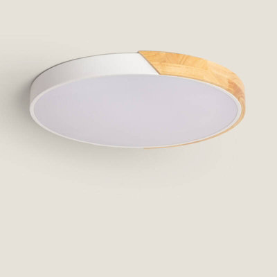 Edit Dari Round 36W Selectable Led Flush Ceiling Light White from B&Q
