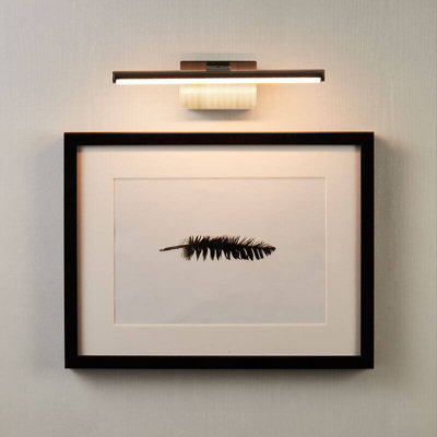 Selected By Us Slimline Small Battery Operated Led Picture Light Satin Nickel from B&Q