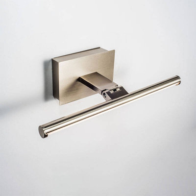 Selected By Us Slimline Medium Battery Operated Led Picture Light With Remote Control Satin Nickel from B&Q