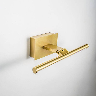 Selected By Us Slimline 279 Battery Operated Led Picture Light Gold from B&Q