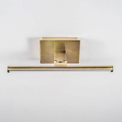 Selected By Us Slimline Medium Battery Operated Led Picture Light With Remote Control Antique Brass from B&Q