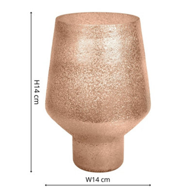 Ivyline Opulent Tall Curved Metallic Gold Vase H26Cm W20Cm from B&Q