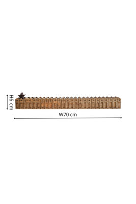 Ivyline Nordic Wooden Advent Calender H6Cm W70Cm from B&Q