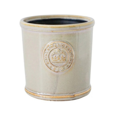 Ivyline Kew Reactive Glaze Planter - Ceramic - L18 X W18 X H17 Cm - Ivory