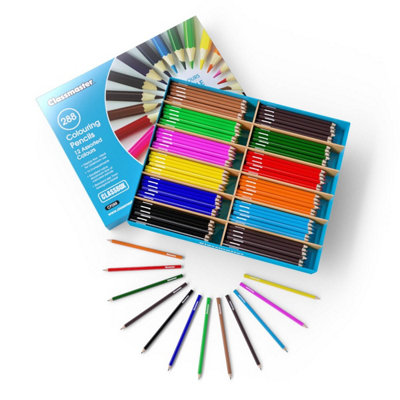 Showroom Mode Classmaster Colouring Pencils For Adults & KidsAssorted Coloured PencilsLong-Lasting & High Quality Colouring Pencils For from B&Q