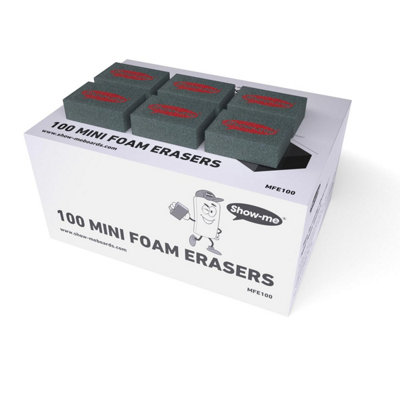 Showroom Mode Show-Me Whiteboard Eraser PackErasers For Drywipe Boards & Chalkboards In SchoolsVersatile & Easy-To-Use Lightweight from B&Q