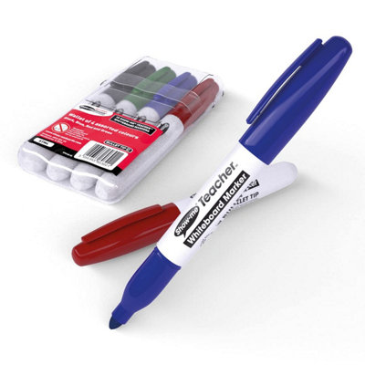 Showroom Mode Show-Me Whiteboard Pens PackHigh-Quality Marker Pens For WhiteboardLong-Lasting Whiteboard Markers With Easy-Fit LidsIdeal from B&Q