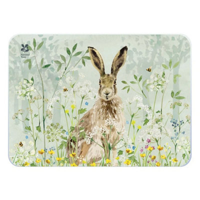 Eddingtons Glass Worktop Saver: 50Cm X 40Cm National Trust Hare from B&Q