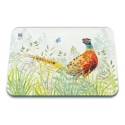Eddingtons Glass Worktop Saver: 50Cm X 40Cm National Trust Pheasant from B&Q