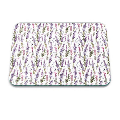 Eddingtons Glass Worktop Saver: 40Cm X 30Cm Lavender MeadowPurple from B&Q