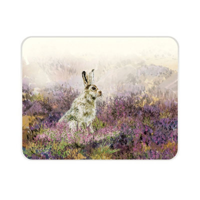 Eddingtons Glass Worktop Saver: 40Cm X 30Cm National Trust Mountain Hare from B&Q