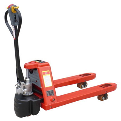Liftmate Semi Electric Hand Pump Pallet Truck 2000Kg Capacity (680X1000mm Forks)Heavy Duty Jack Trolley from B&Q