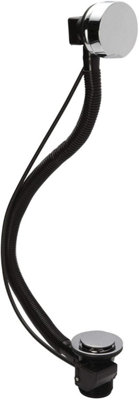 Nuie Hudson Reed Chrome Bath Pop Up Waste & Overflow