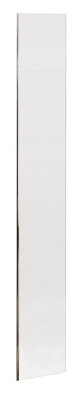 B&Q -  Wetroom Return ScreenContemporary Minimalist DesignPolished Chrome Finish1950 X 215 X 22