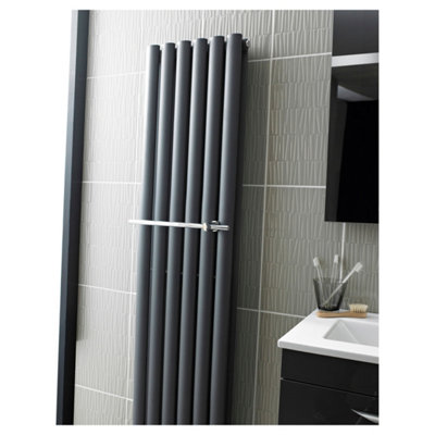 FNX Bathrooms Revive Radiator Towel Rail Chrome from B&Q