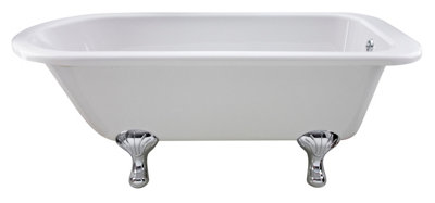 Old London Barnsbury Freestanding Bath Tub With Corbel Leg SetDurable Single Ended Traditional Bathroom Style In White1700mm from B&Q