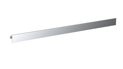 Hudson Reed Centres F Shape Furniture HandleAluminium Built Contemporary Bathroom Cabinet Drawer Handle In Chrome Finish420mm from B&Q