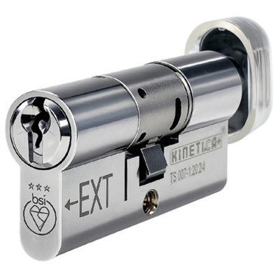 UAP Limited Uap Freezeguard Ts007 3 Star Thumb Turn Euro Cylinder LockDoor Security Locks70mm (35/35)3 KeyAll Door TypesChrome from B&Q