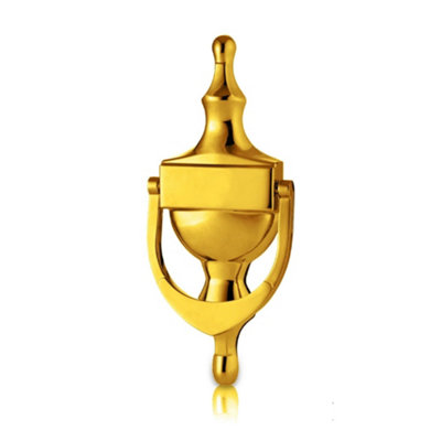 UAP Limited Uap Victorian Urn Door Knocker 6" Pvd Gold Finish With Self Adhesive And Bolt Fixings from B&Q