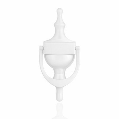 UAP Limited Uap Victorian Urn Door Knocker 6" White Finish With Bolt Through Fixings from B&Q