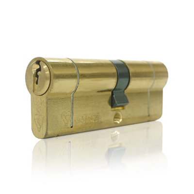 UAP Limited Uap+ Euro Cylinder Lock1 Star Kitemarked Euro Lock CylinderSuitable For All Door Types100mm50/50Brass from B&Q