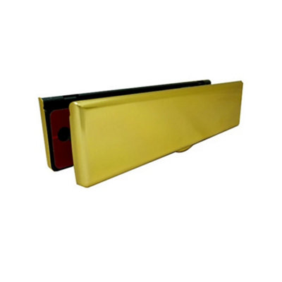 UAP Limited Uap Iplate 12" Gold Anodised Premium Aluminium Letterbox For Upvc Door Profiles 24 To 80mm from B&Q
