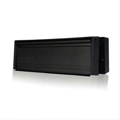 UAP Limited Uap Framemaster 12" Black Aluminium Draught Proof Letterbox For Upvc Composite And Wooden Doors 20 To 40mm from B&Q