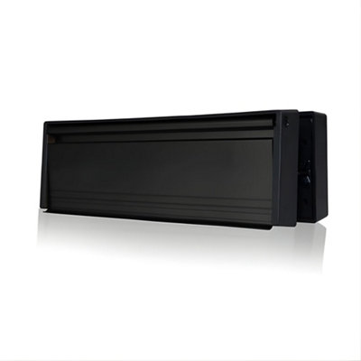 UAP Limited Uap Petit 10" Black Finish Aluminium Draught Proof Letterbox For Upvc Composite And Wooden Doors 20 To 40mm from B&Q