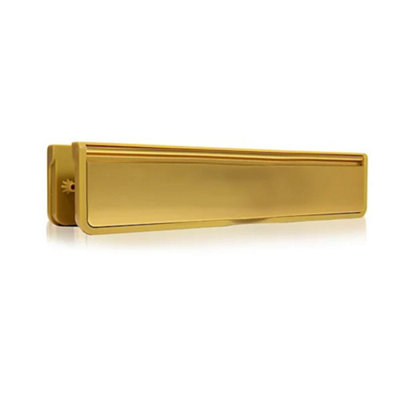 UAP Limited Uap Doormaster 12" Gold Finish Draught Proof Letterbox For Upvc Composite And Wooden Doors 40 To 80mm from B&Q