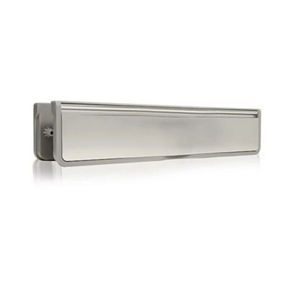 UAP Limited Uap Doormaster 12" Silver Draught Proof Letterbox For Upvc Composite And Wooden Doors 40 To 80mm from B&Q