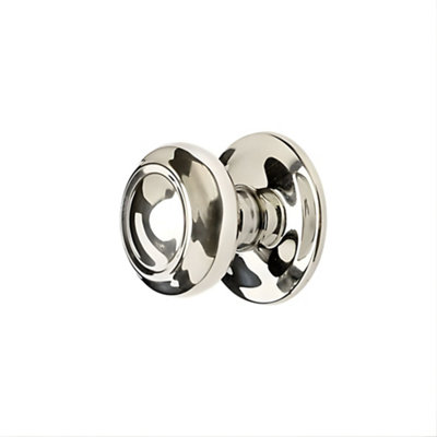 UAP Limited Uap Large 316 Stainless Steel Mirror Finish Door Knob 75 X 90mm With Hidden Fixings from B&Q