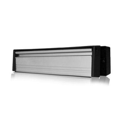UAP Limited Uap Slimline 12" Polished Silver Amluminium Letterplate- Internal & External Letter Box For UpvcComposite & Wooden 40-80mm Doors from B&Q