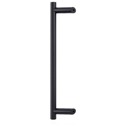 UAP Limited Uap Offset Pull Handle1200 X 32mmGrade 316 Stainless Steel2 Fixings With BoltsBlackLifetime Coating Guarantee from B&Q