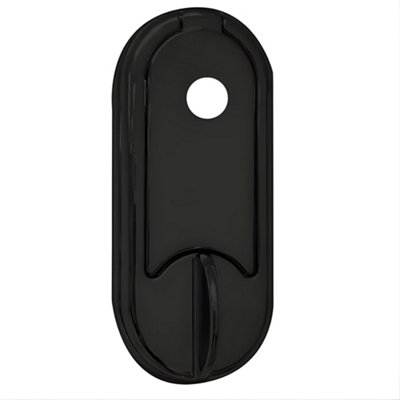UAP Limited Uap Stadium Modern Door Knocker Black Finish With Spyhole And Hidden Fixings For Front Door from B&Q