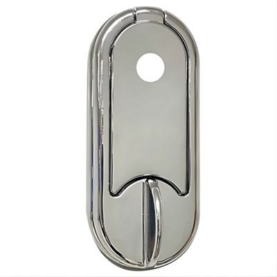 UAP Limited Uap Stadium Modern Door Knocker Chrome Finish With Spyhole And Magnetic Closure from B&Q
