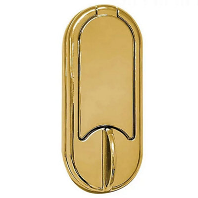 UAP Limited Uap Stadium Modern Door Knocker Pvd Gold Finish With Spyhole And Hidden Fixings from B&Q