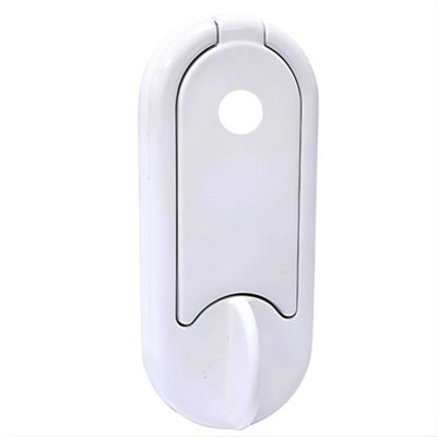 UAP Limited Uap Stadium Modern Door Knocker White Finish With Spyhole And Magnetic Closure from B&Q