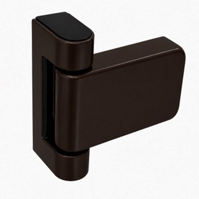 UAP Limited Schlosser Technik Flip Axis 3D Adjustable Flag Hinge For Upvc Doors 20mm Rebate Brown