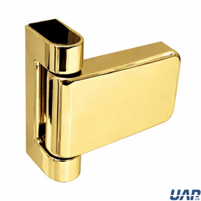 UAP Limited Schlosser Technik Flip Axis 3D Adjustable Flag Hinge For Upvc Doors 23mm Rebate Gold from B&Q