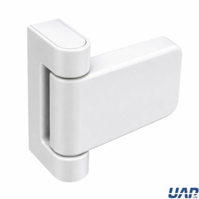 UAP Limited Schlosser Technik Flip Axis 3D Adjustable Flag Hinge For Upvc Doors 23mm Rebate White from B&Q