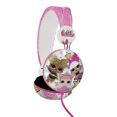 Lol Surprise Glitter Glam Adjustable Kids Wired Headphones from B&Q