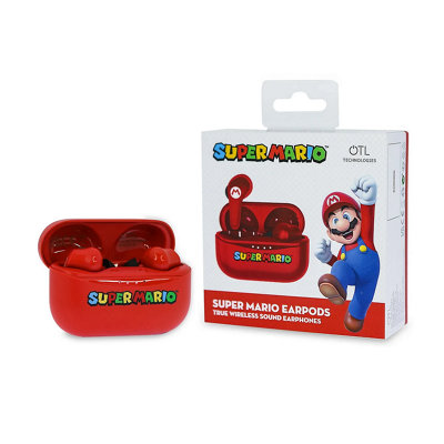 Otl Super Mario Red Slide Open Tws Earphones from B&Q