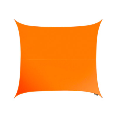 Kookaburra 5.4M Square Waterproof Orange Garden Patio Sun Shade Sail Canopy 98% Uv Block With Free Rope from B&Q