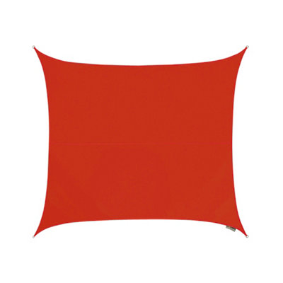 Kookaburra 5.4M Square Waterproof Red Garden Patio Sun Shade Sail Canopy 98% Uv Block With Free Rope from B&Q